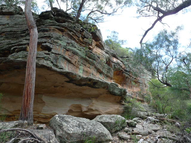 Rock shelter at Wiradjuri